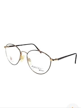 Marchon Auto-Flex 26 Eyeglasses With Flexon Gold Havana New Unisex NOS
